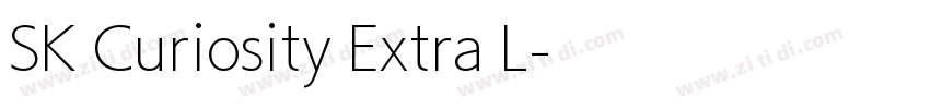 SK Curiosity Extra L字体转换